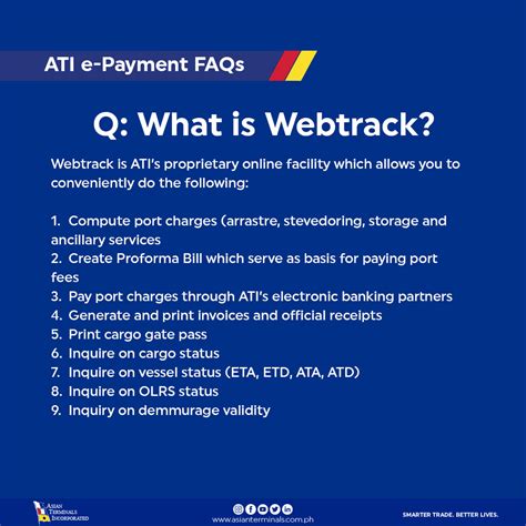 ati gatepass|Webtrack Registration .